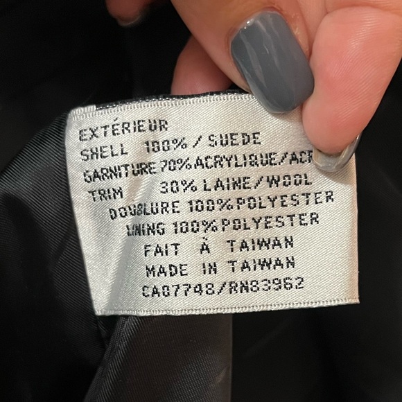 Modango Men’s Suede Jacket Cardigan Wool Blend Size Large Vintage - Picture 7 of 9